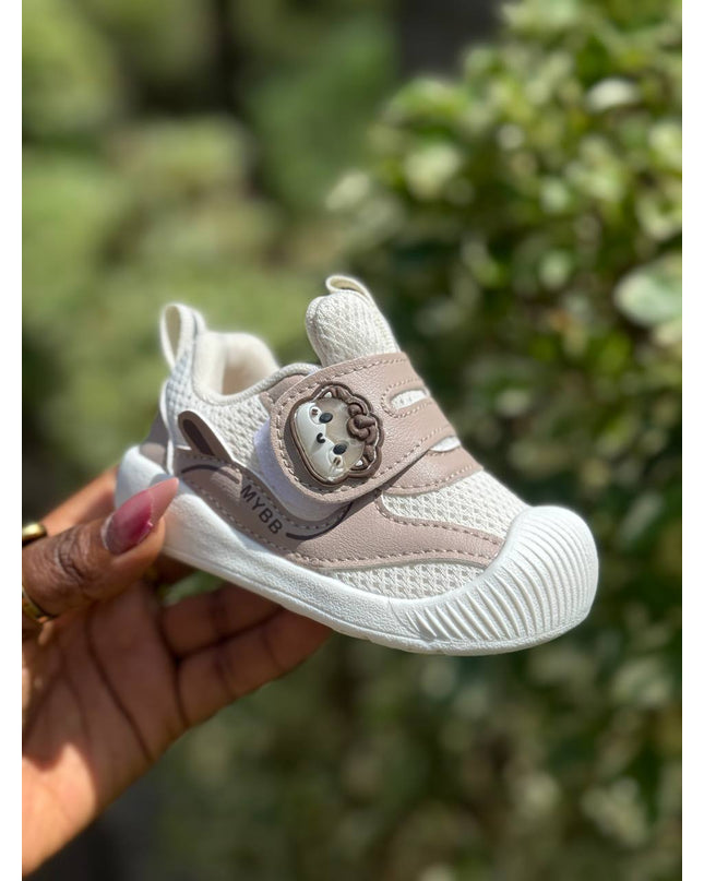 Unisex Baby Prewalker Shoes -MY248 - Soft Sole First Walking Sneakers with Velcro Strap & Cute Character Design