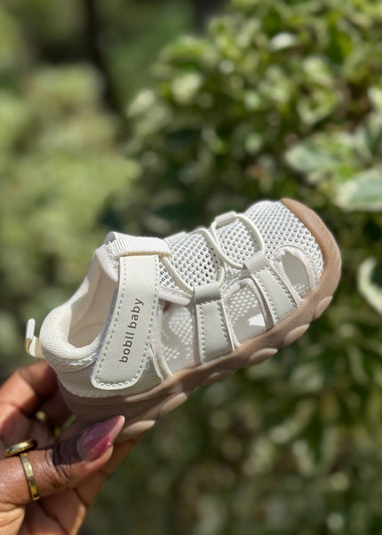 Unisex Baby Prewalker Shoes - Soft Sole First Walking Sneakers with Velcro Strap & Breathable Mesh Design - BM508L
