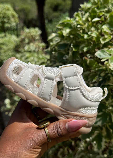 Unisex Baby Prewalker Shoes - Soft Sole First Walking Sneakers with Velcro Strap & Breathable Mesh Design - BM508L