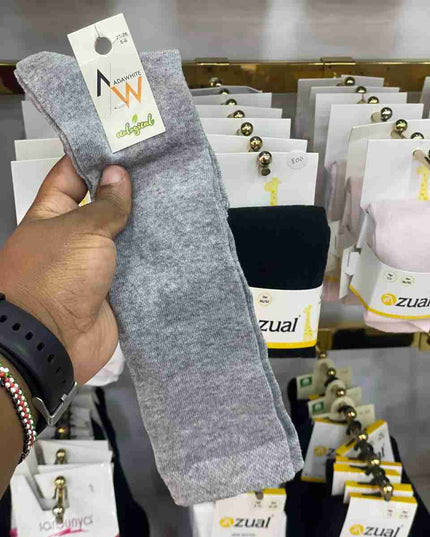 Adawhite Long School Socks