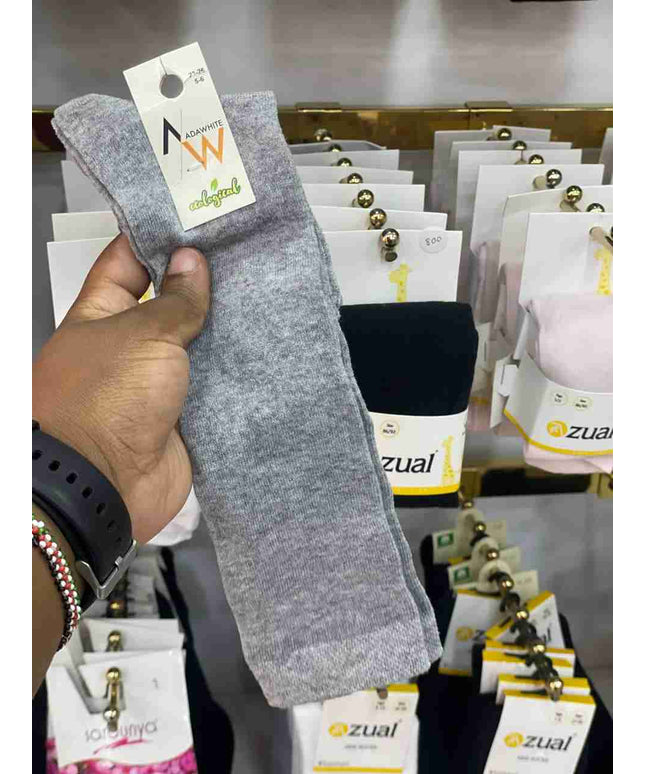 Adawhite Long School Socks