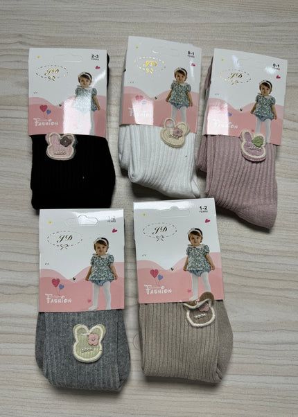 Girls Baby Stockings – Soft Cotton & Spandex Tights