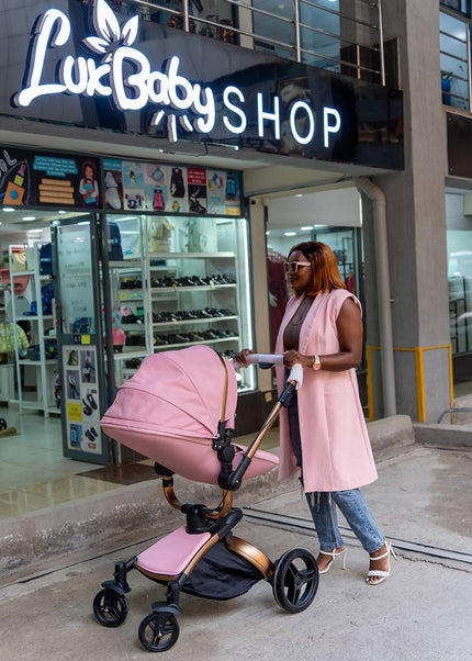 Agape Hot Mom Stroller - Pink