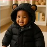 Bear-Ear Padded Jacket – Warm, Durable & Adorably Practical