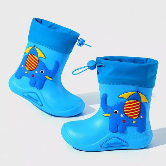 Blue Mumeng Rainboots