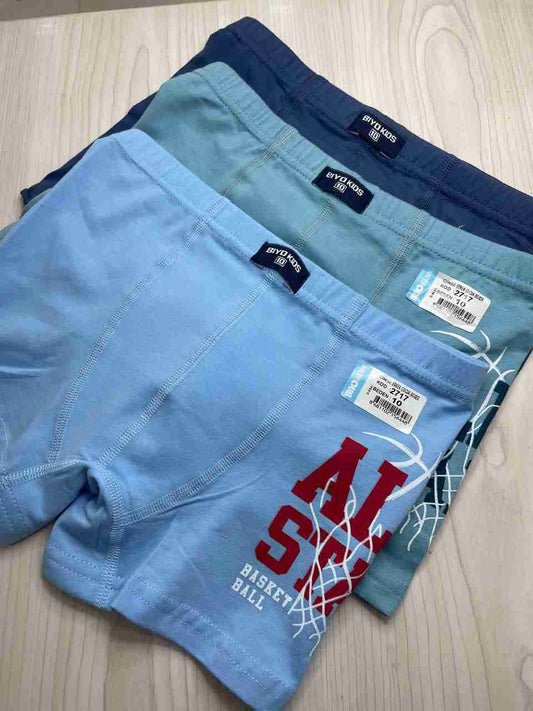 Domi 3 Pack Boys Cotton Boxers