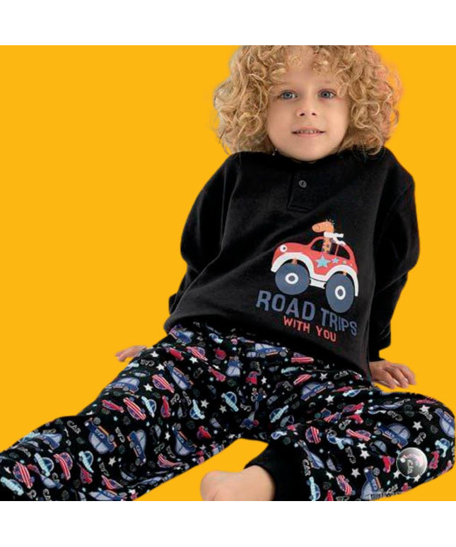 Boys “Road Trip Adventure” Cozy Pajama Set