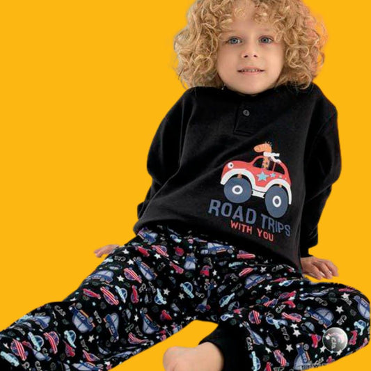 Boys “Road Trip Adventure” Cozy Pajama Set