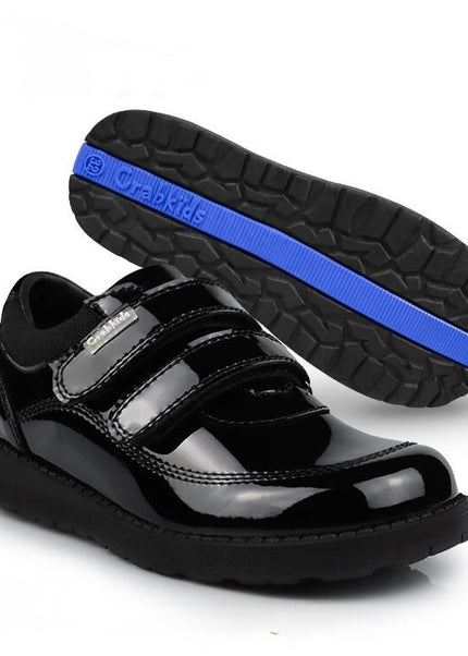 Crabkids Boys Wetlook School Shoe - P617336