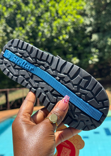 Crabkids Boys Wetlook School Shoe - P617336