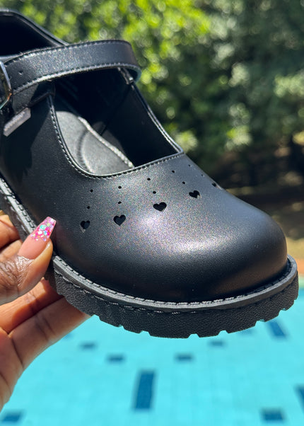 Stellar Steps Girls Matte School Shoe - 942-432