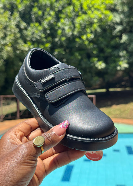 Crabkids Boys Matte School Shoe - 618534