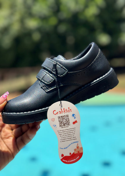 Crabkids Boys Matte School Shoe - 618534
