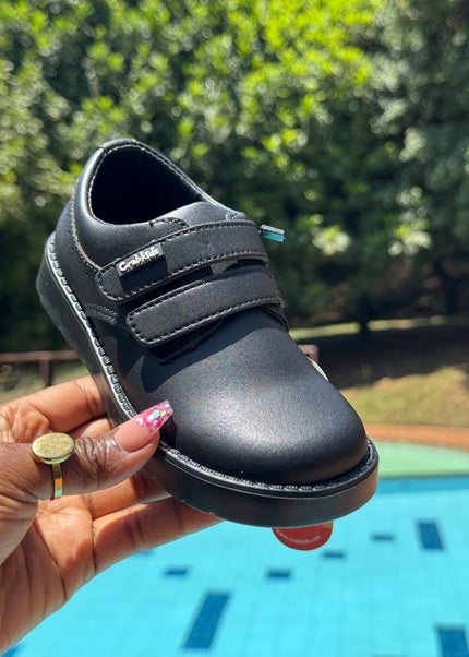 Crabkids Boys Matte School Shoe - 618534