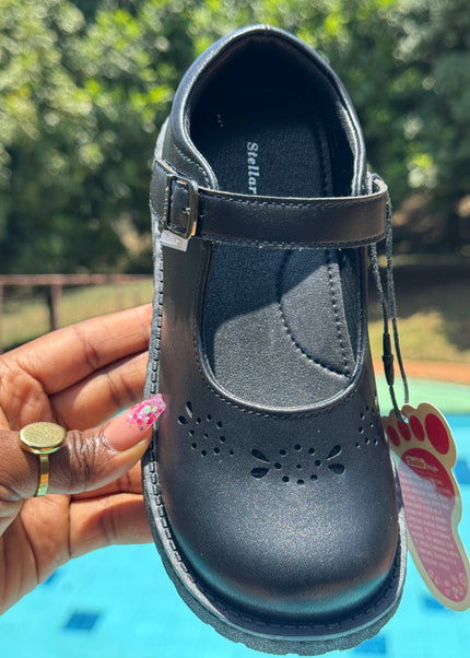 Stellar Steps Girls Matte School Shoe - 942-428