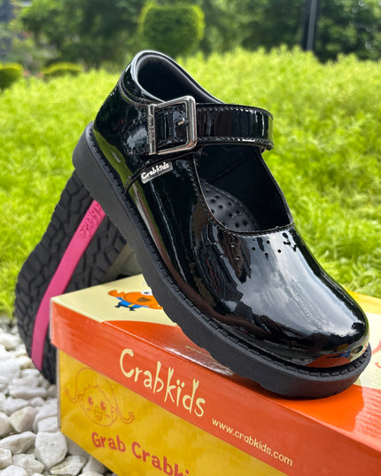 Crakids Girls Wetlook Light School Shoes – Durable, Easy to Maintain, Back to School Kenya - P617431