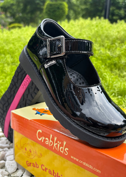Crakids Girls Wetlook Light School Shoes – Durable, Easy to Maintain, Back to School Kenya - P617431