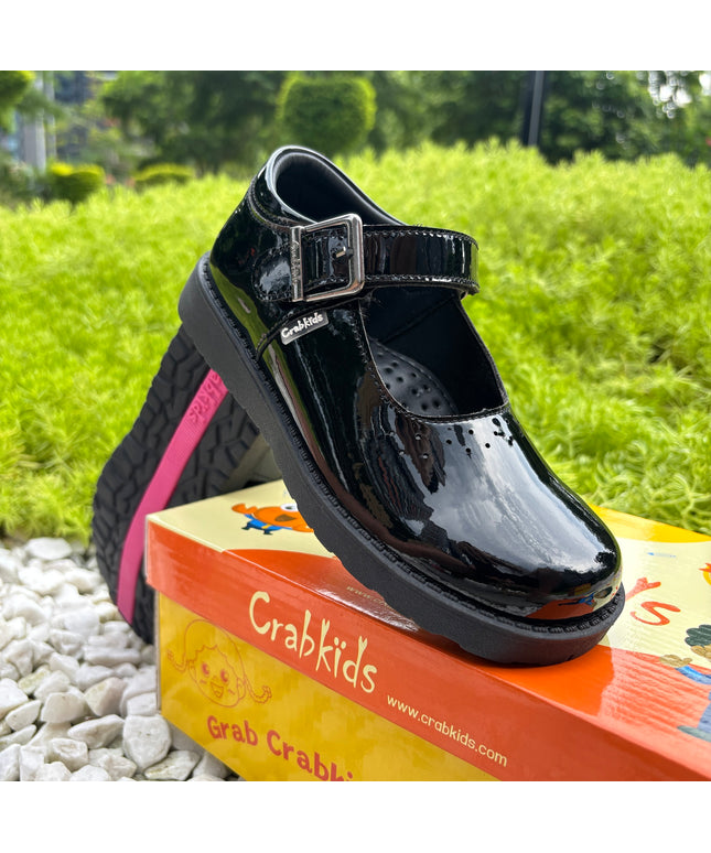 Crakids Girls Matte Light School Shoes – Durable, Easy to Maintain, Back to School Kenya - P617431