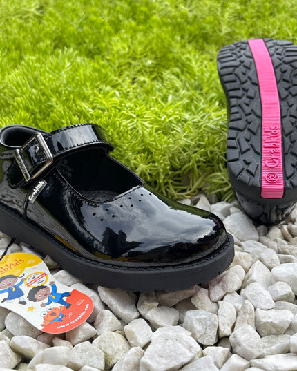 Crakids Girls Wetlook Light School Shoes – Durable, Easy to Maintain, Back to School Kenya - P617431