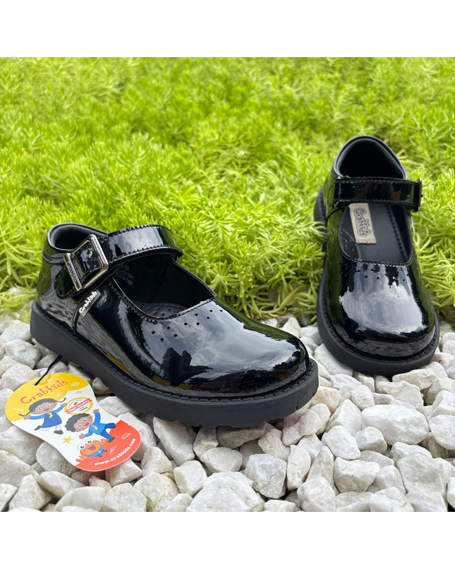 Crakids Girls Wetlook Light School Shoes – Durable, Easy to Maintain, Back to School Kenya - P617431