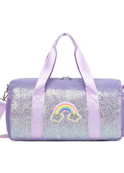Girls' Sparkle Duffel Bag - Ballet & Swimming
