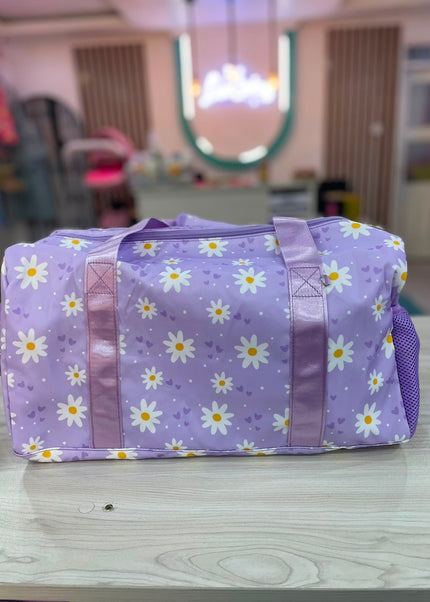 Girls Duffel Bag | Swimming, Sports & Travel Bag - Purple
