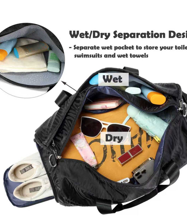 Multi Pocket Duffle Bag - Swimming, Travel & Gym Organizer bag
