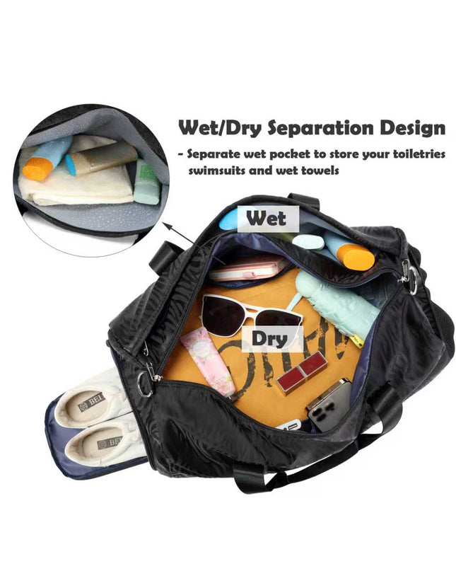 Multi Pocket Duffle Bag - Swimming, Travel & Gym Organizer bag