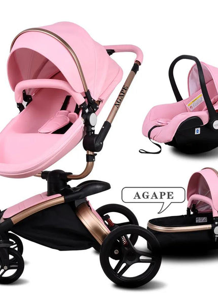 Agape Hot Mom Stroller - Pink