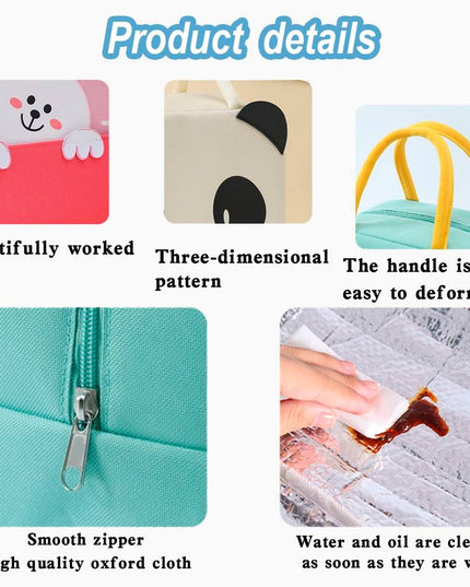 Kids Tote Lunch Bag