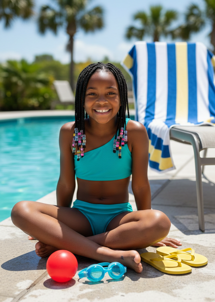 Girls Bikini Two Piece Set -  Beautiful  Girls Swimming Costume for older girls