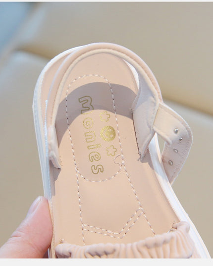 A2526 - Lux Baby Girls Dress Sandals – Soft Sole & Pearl Detail