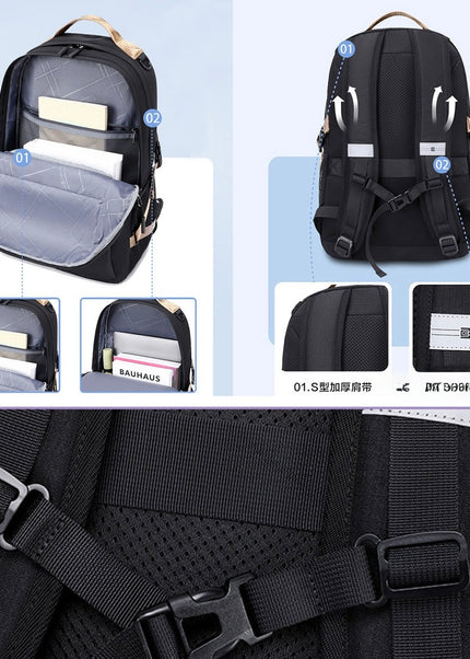 Waterproof School Backpack for High School & Upper Primary – Unisex
