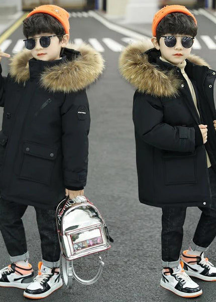 Boys Cold Season Parka Jacket – Waterproof, Warm & Quality and super Stylish Kids Jacket