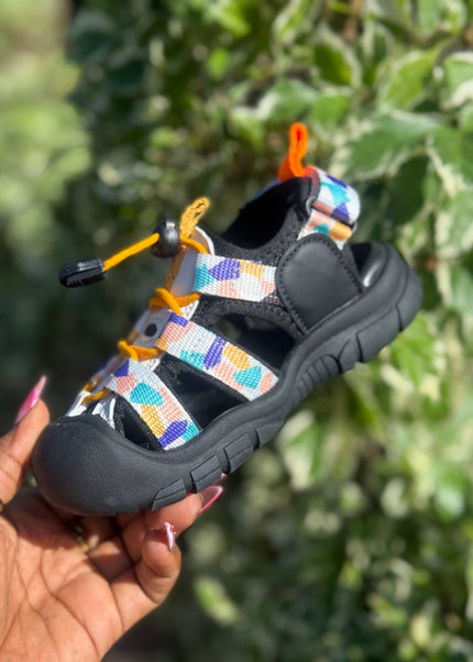 PD856 - Unisex Kids Casual Open Sneakers - Comfortable Active Sports Shoes