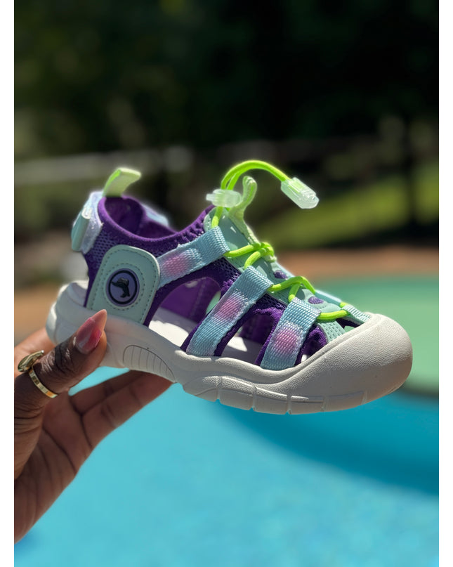 PD856 - Unisex Kids Casual Open Sneakers - Comfortable Active Sports Shoes