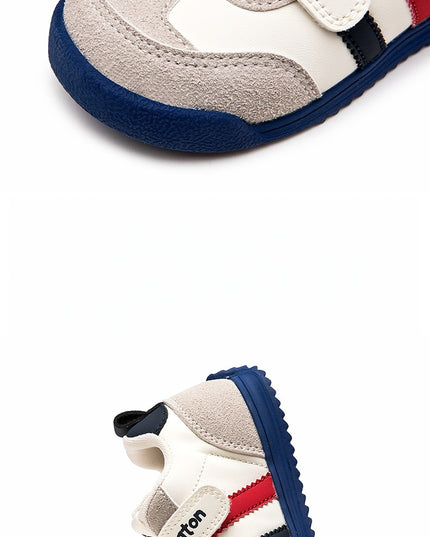 PD874 - Lux Baby Premium casual sneakers for kids crafted with high-quality leather and durable rubber sole.