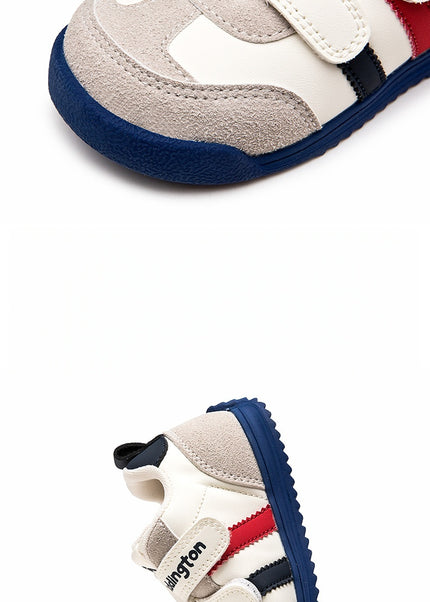 PD874 - Lux Baby Premium casual sneakers for kids crafted with high-quality leather and durable rubber sole.