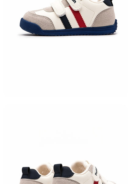 PD874 - Lux Baby Premium casual sneakers for kids crafted with high-quality leather and durable rubber sole.