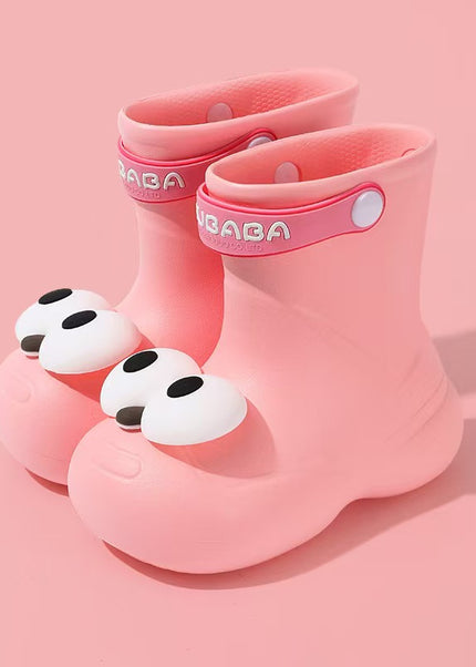 Kids Waterproof Rainboots with Cute Paw Design
