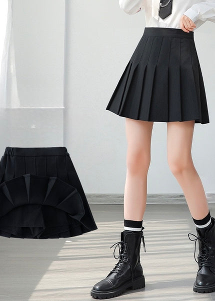 Girls Pleated Skort/Skirt with Labubu Doll