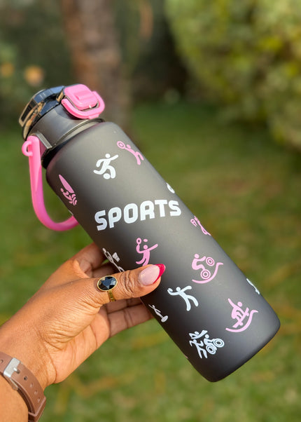 Kids BPA-Free Sports Water Bottle with Carry Handle