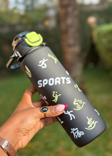 Kids BPA-Free Sports Water Bottle with Carry Handle