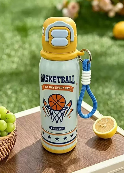 Kids 316L Stainless Steel Dual-Drinking Insulated Water Bottle
