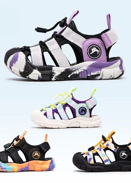 PD856 - Unisex Kids Casual Open Sneakers - Comfortable Active Sports Shoes