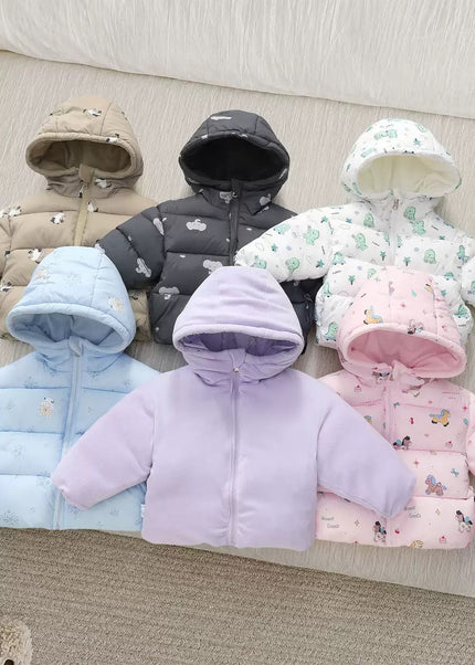 Unisex Toddler & Kids Double-Sided Warm Hooded Coat