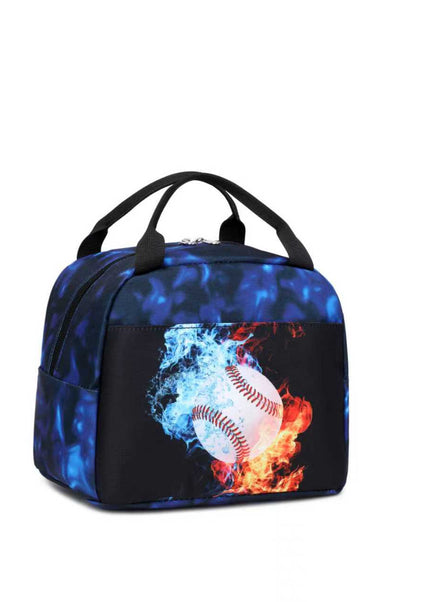 Basket Ball, Unisex School Backpack - 3 in 1 (Lunch bag, Pencil Pouch, Backpack)