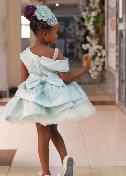 Mint Blue Princesses Wedding Gown/Dress