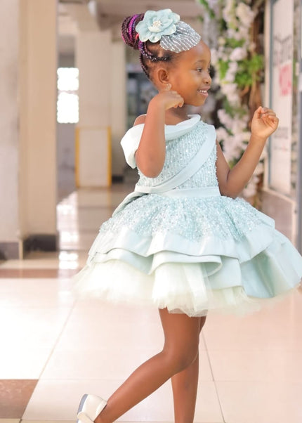 Mint Blue Princesses Wedding Gown/Dress