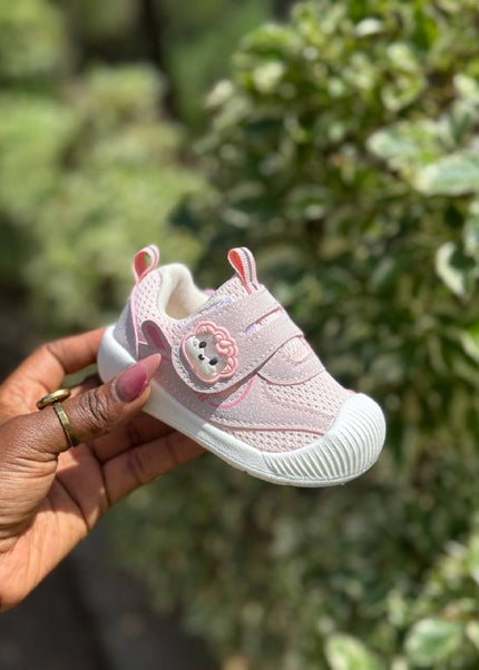 Unisex Baby Prewalker Shoes -MY248 - Soft Sole First Walking Sneakers with Velcro Strap & Cute Character Design
